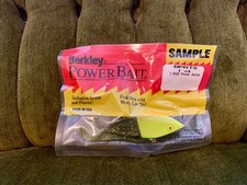 Berkley POWER BAIT Power Crank Rattle 1/2 oz. Chartreuse Scented&Flavored Sample