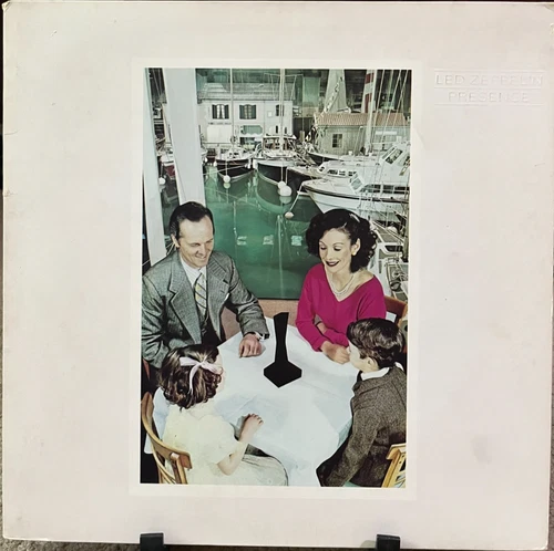 LED Zeppelin Presence 1976 Original LP Vinyl Record Swan Song SS-8416 SCR EX/VG+