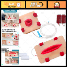 2Pcs Wound Packing Trainer Set, Bleed Control Tourniquet & Medical Education Too