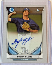 Dylan Floro 2014 Bowman Chrome Prospect Auto #BCAP-DF