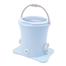 Mini Dryer Portable Compact Clothes Spin Dryer Manual Home Laundry Dryer Blue