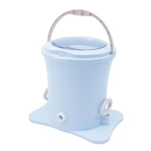 Mini Séchoir Portable Compact Vêtements Séchoir à Spin Manuel Maison Lave-linge Séchoir Bleu