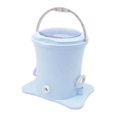 Mini Dryer Portable Compact Clothes Spin Dryer Manual Home Laundry Dryer Blue