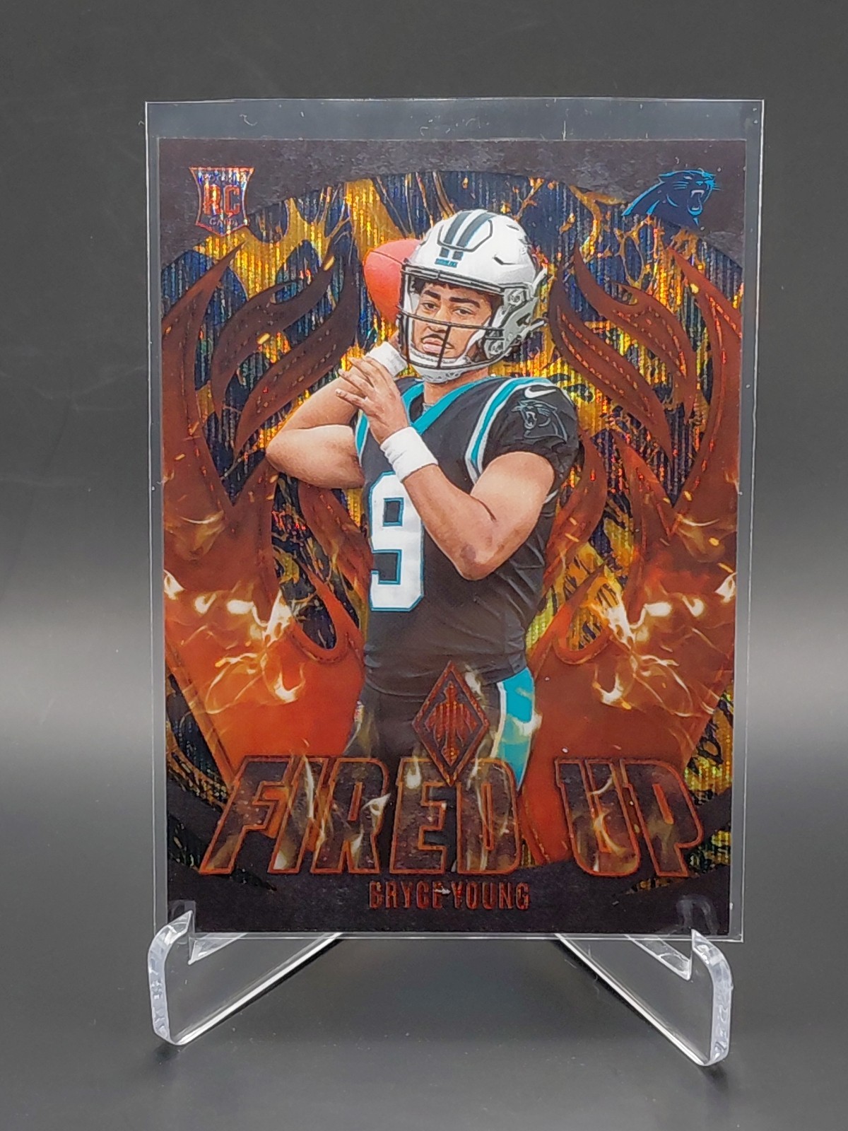 2023 Phoenix Bryce Young Rookie Fired Up Lava /150 Carolina Panthers