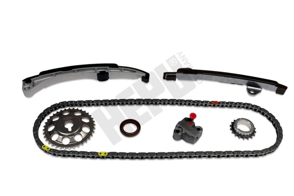 Hepu Steuerkettensatz Simplex Kette Geschlossen FüR Toyota Yaris Verso 1.5-image