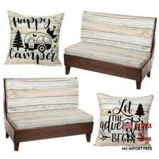 HunnmingRe 6 Pcs Rv Dinette Cushion Covers Stretch Washable Rv Dinette Classic
