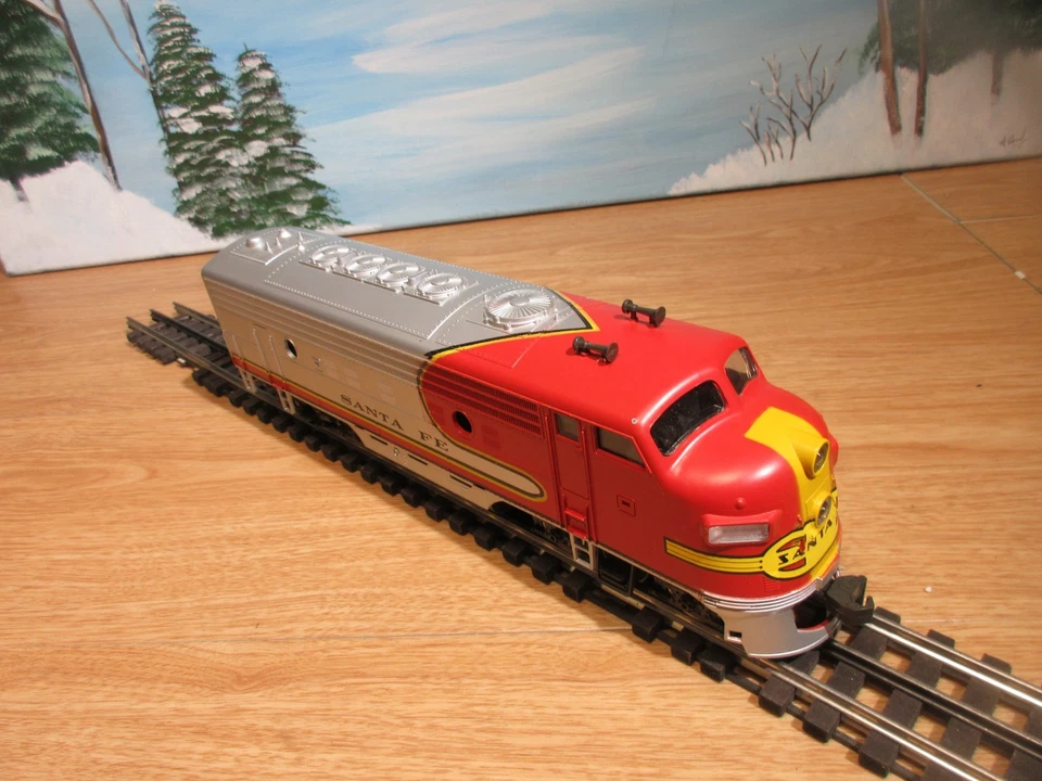 Atlas 6101 O Scale Santa Fe  F-9   Diesel Locomotive  O.B. TESTED RUNS WELL. - Image 3 of 4
