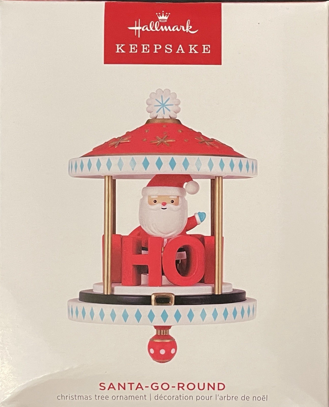 2023 Hallmark Keepsake Ornament Santa-Go-Round Santa Carousel #22955