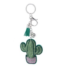 GANZ Key Rings - Cactus SPARKLE BAG CHARM NEW