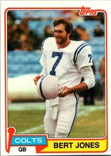 Bert Jones 1981 Topps #525 Baltimore Colts