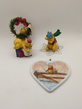 Lot Of 4 Vintage Winnie The Pooh Ornaments READ DESCRIPTION 