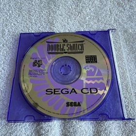 Double Switch (Sega CD, 1993)  W/ Manual + Reg Card  + Insert Tested No Box