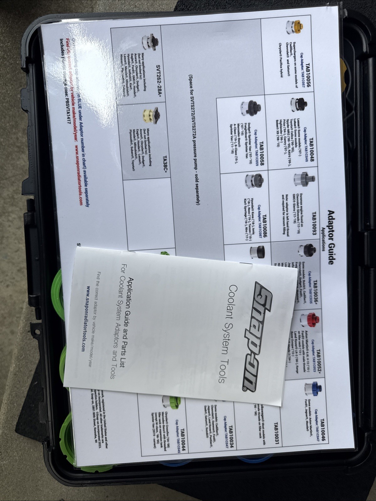 For Blue Point Tools USA 14 pc Cooling System Adaptor Set SVTAB1400A +