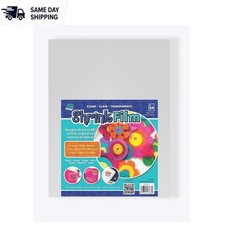 50 Sheets Clear Shrink Film 8.5x11 in - Perfect for Craft Projects DIY