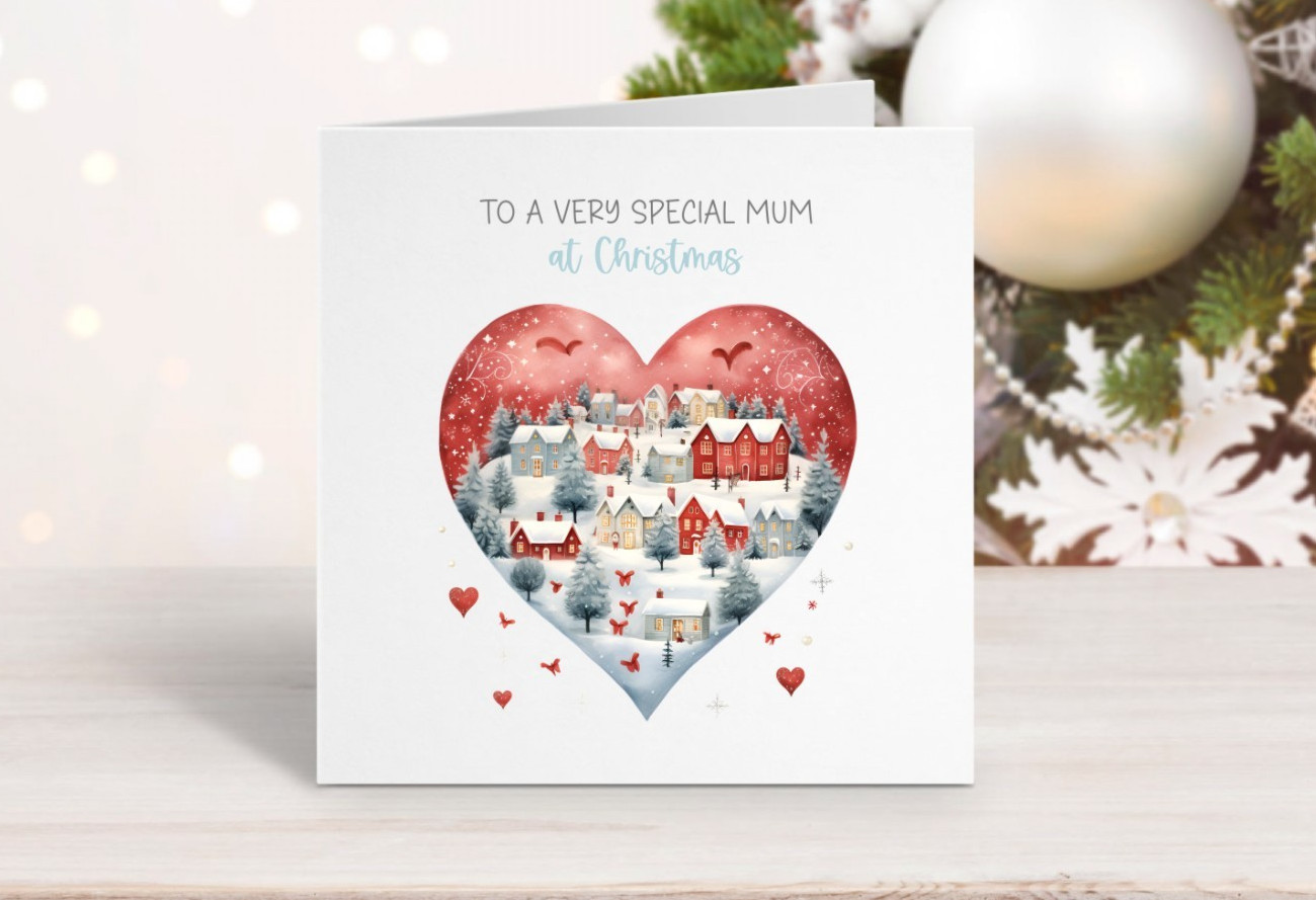 Besondere Mama Weihnachtskarte, für Mama, Mama, Mutter, Stiefmutter, Mama, für Sie