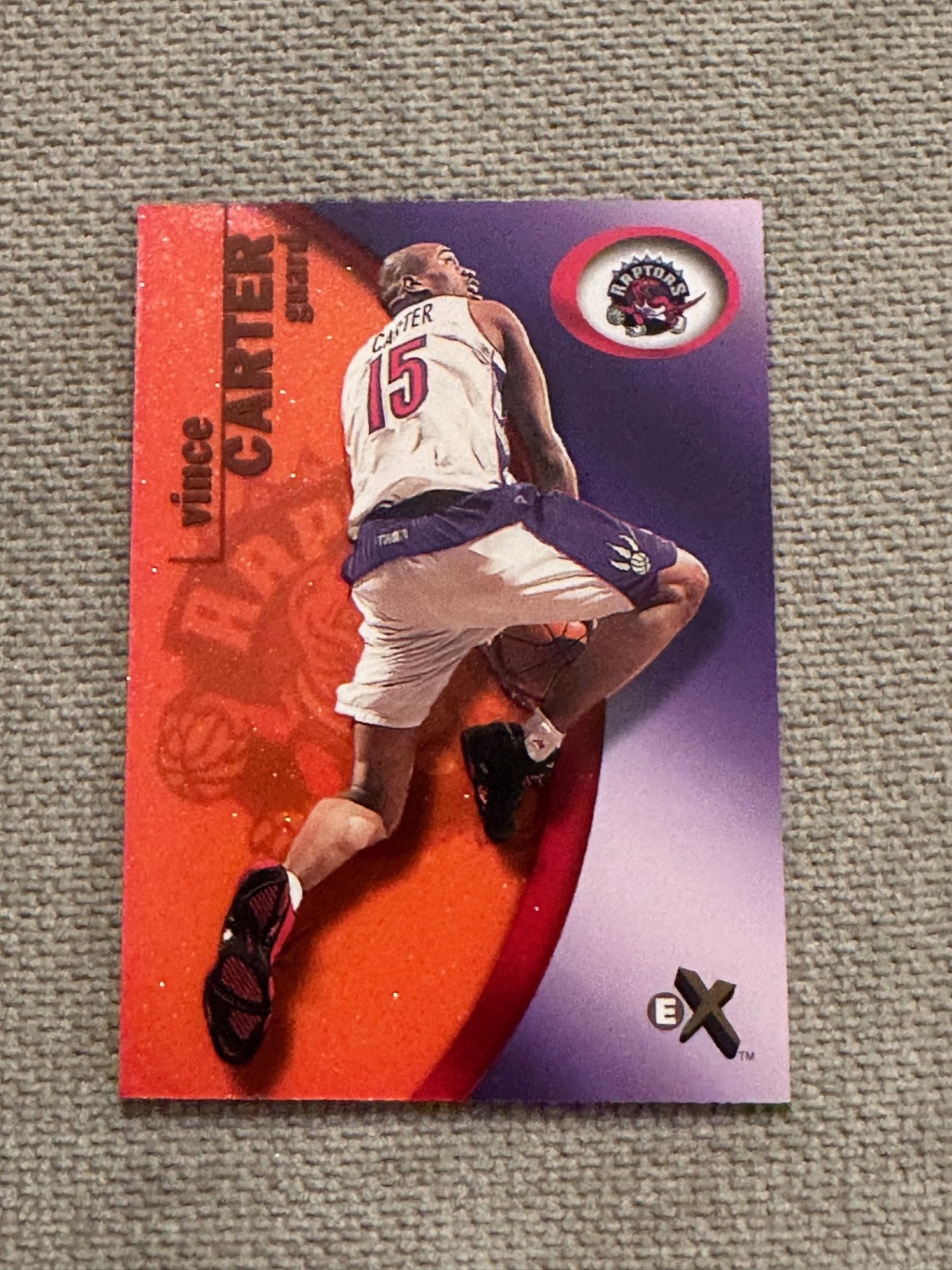 2000-01 Skybox EX #87 VINCE CARTER ESSENTIAL CREDENTIALS NOW #'d 83/201 RAPTORS