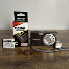 Olympus FE FE-4020 14.0MP Digital Camera Battery Charger  SD Card - Tested