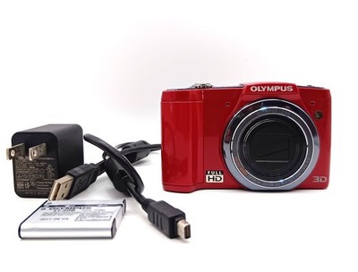 Olympus SZ-20 Rot Digitalkamera 16MP 12,5x Zoom Kompakt Bestätigt...