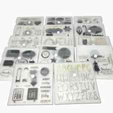 Lot Of 14 Close To My Heart My Acrylix Stamp Sets New