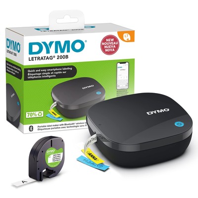 Dymo LetraTag 200B Bluetooth Label Maker   Compact Label Printer   Connects Thro