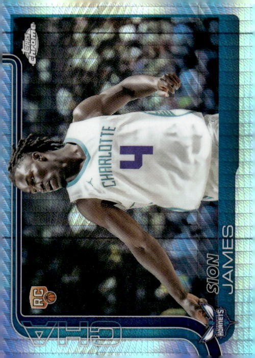 2025-26 Topps Chrome #283 Sion James Prism Refractor