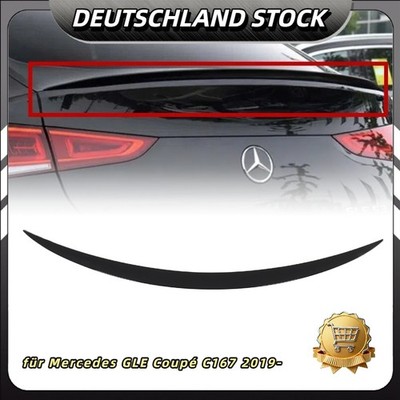 Schwarz Heckspoiler Heckflügel Spoiler für Mercedes Benz GLE Coupe C167 2019