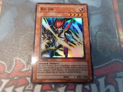 Yu-Gi-Oh! Vintage 1 × Super Rare Rai Jin