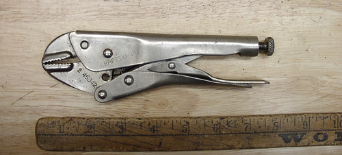 2 Vntg Craftsman 9_45342 USA Circle "I" Vise-Grip Type Pliers,7-3/16",1/2",XLINT - Picture 2 of 11