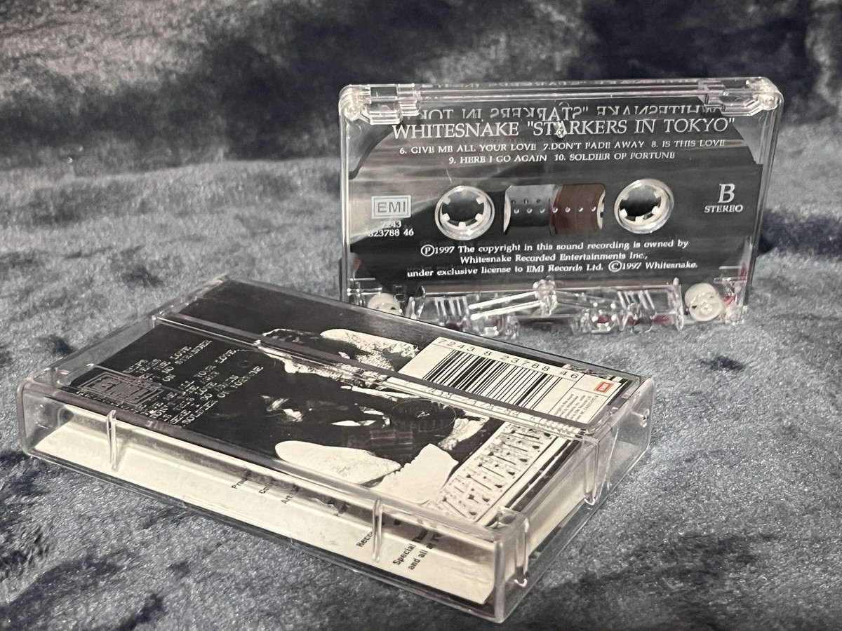 Acoustic Rock 90s Live Whitesnake Starkers In Tokyo Cassette Tape