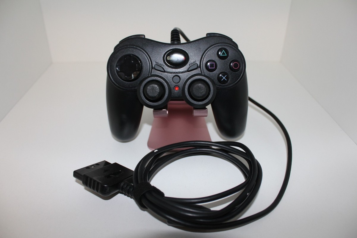 PlayStation Controller PS2 Wired Black GameStop BB 122 Tested