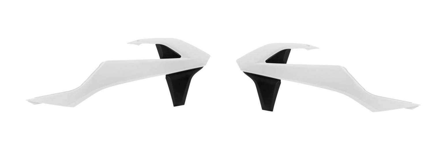Rtech Cooler Spoiler Fits KTM SX SXF 16-18, EXC EXC-F XC-W 17-19 White/Black