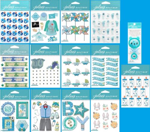 Jolee's BABY BOY Stickers Outfit Frame Pacifier Pregnancy Stroller Bottle Rattle - Picture 1 of 15