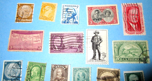 Vintage Stamps Large Lot In Various Condition Postage & Collectible Flag Stamps - Bild 6 von 9