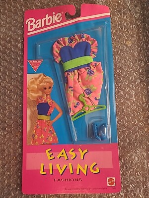 Mattel Barbie EASY LIVING Fashions Dress Clothing Bright Prints