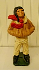 Rare Vintage Cast Iron PILOT Bookend/Door Stop/Bank 8.5" tall