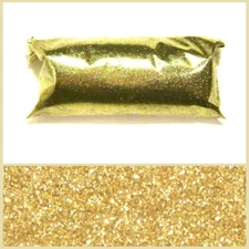 Bright Gold Very Fine Glitter .008" - Solvent Resistant Professional Glitter