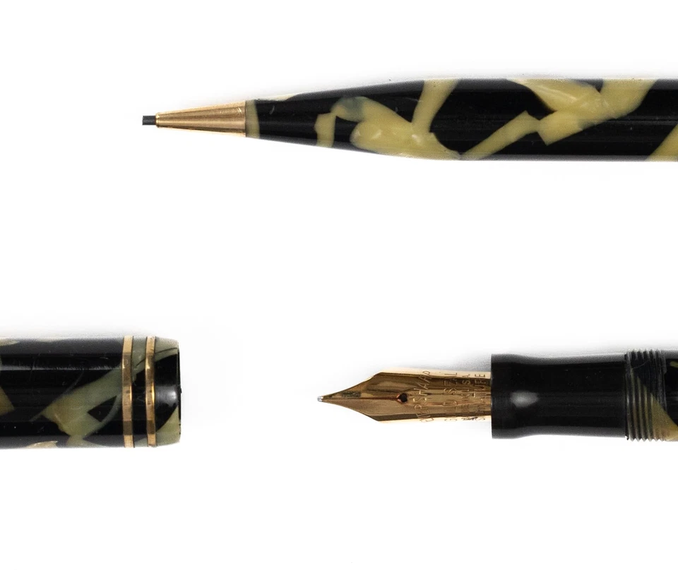 Juego de pluma estilográfica Wahl Eversharp Early Equi-Poised con anillo superior Foto 3 de 3