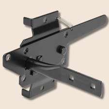 Self-Locking Gate Latch Heavy Duty for Wooden Fence,Post Mount Automatic Gravity