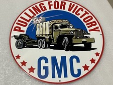 12in Gmc Military Trucks Motor Gas Vintage Style Heavy Steel Sign 12in Gmc Military Trucks Motor Gas Vintage Style Heavy Steel Sign