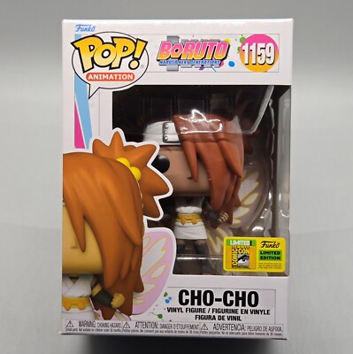 Cho-Cho #1159 ~ Funko Pop Animation Boruto SDCC 2022 Sticker in Protector