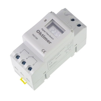 2pcs DIN RAIL DIGITAL PROGRAMMABLE WEEKLY TIMER Relay #D5*