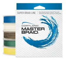 Cortland Master Braid 250 Yard Spool - 179646 test:80lb. color: Blue