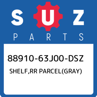 88910-63J00-DSZ Suzuki Shelf,rr parcel(gray) 8891063J00DSZ, New Genuine OEM Part