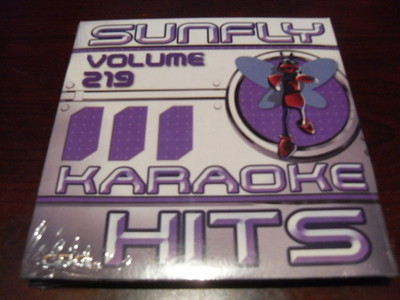 SUNFLY HITS KARAOKE  DISC SF219 VOLUME 219 CD+G SEALED 16 TRACKS