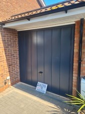 Novoferm Wide Vertical Rib Up and over Garage Door