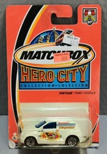 2002 Matchbox Hero City Chrysler PT Panel Cruiser #37 White