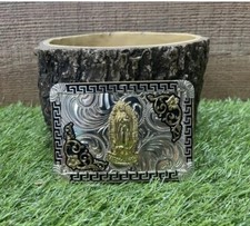 Western Cowboy Buckle / Hebillas vaqueras Virgen de Guadalupe