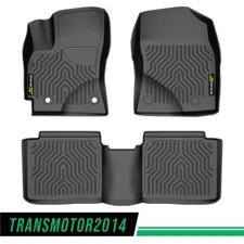 Fit For 2014-2019 Toyota Corolla Sedan All-Weather Black Floor Mats Liners TPE