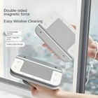 Magnetic Window Cleaner Tool Double Side Windows Cleaning Wiper Glass Brush UK