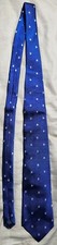 Brooks Brothers Makers Tie Men's Blue Square Vivid All Silk Made In USA